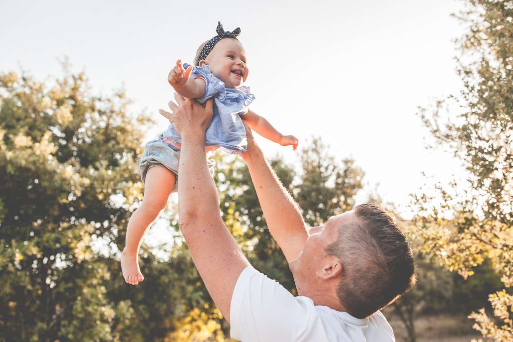 Flying baby