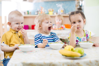 Children eating
