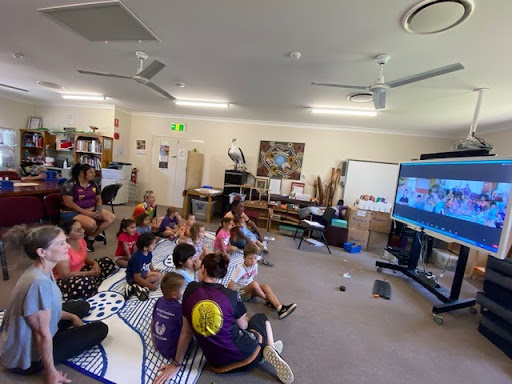 Zoom calls with the preschool